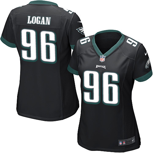 Women's Limited Bennie Logan Nike Jersey Black Alternate - #96 NFL Philadelphia Eagles